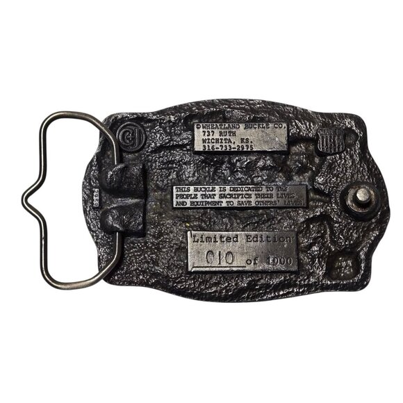 Paramedic Fireman Police Belt Buckle Vintage Emergency 911 Officer Fire Fighter - Picture 8 of 15